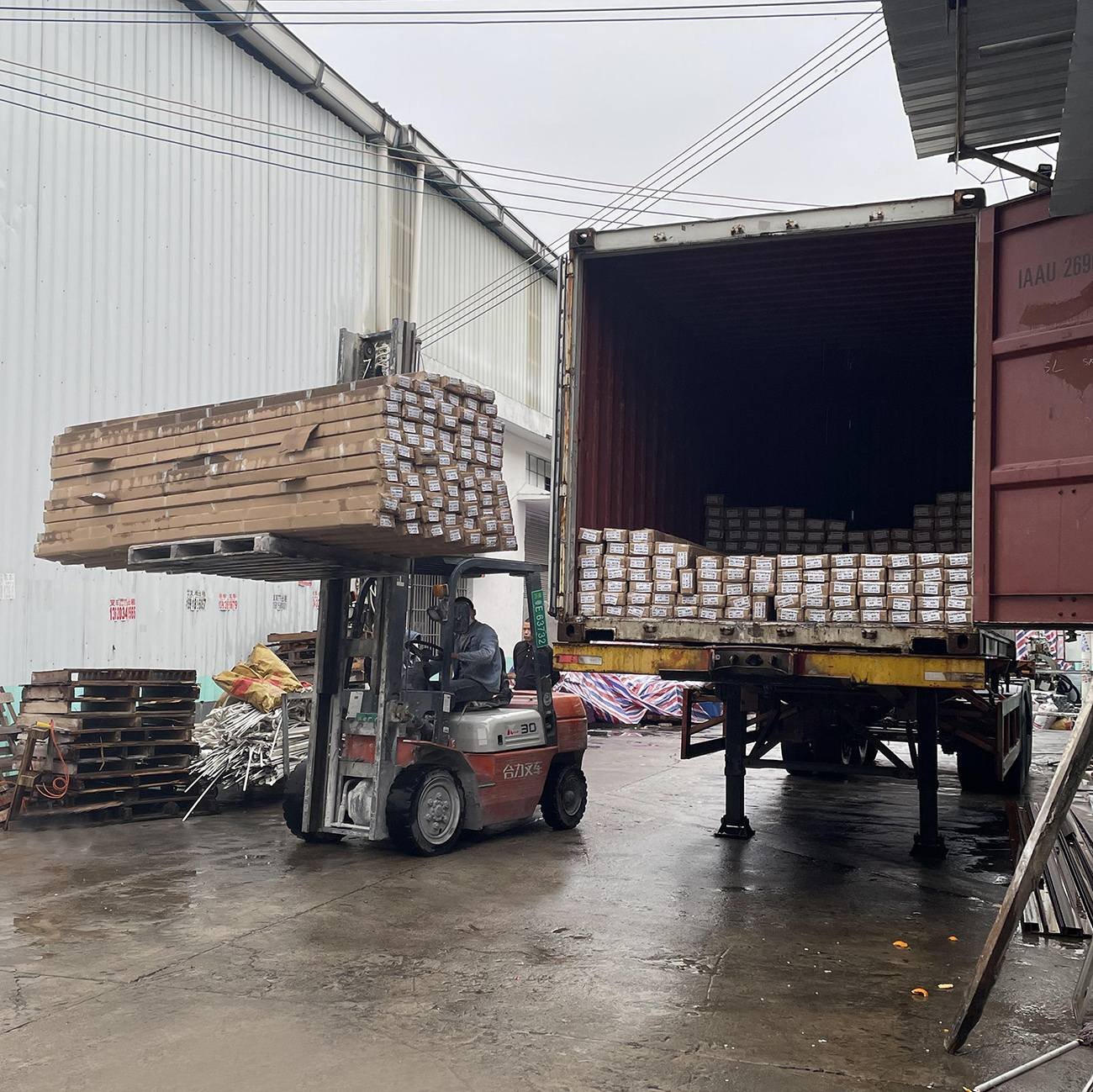 Tile trim transportation